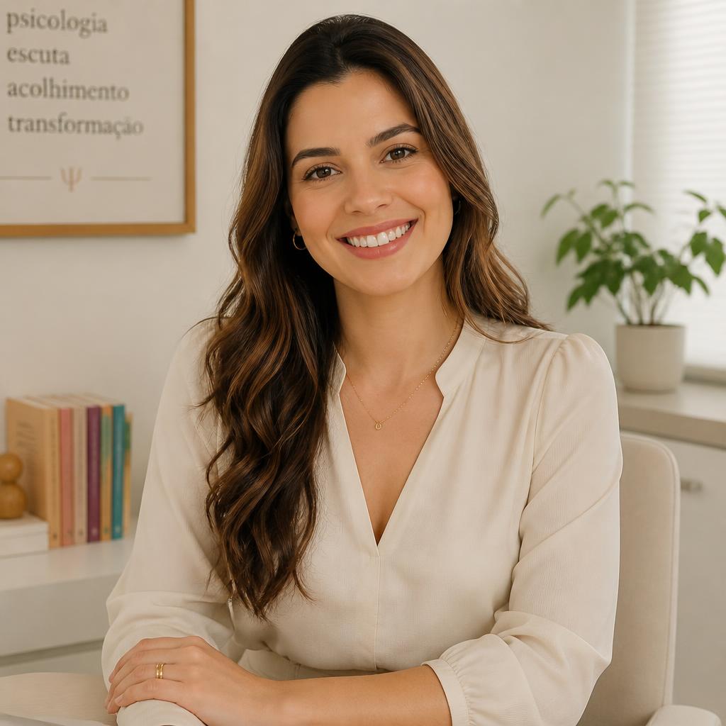 Ana Carolina dos Santos Martins em seu consultório